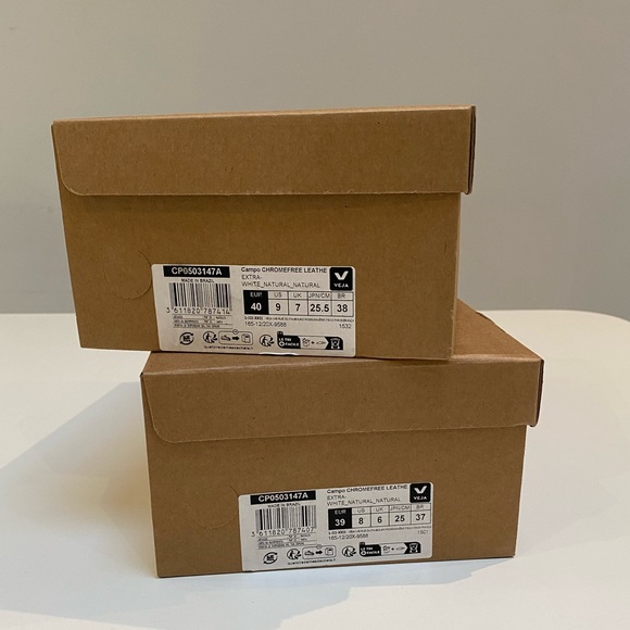 Veja Campo Leather Sneaker Extra White/Natural/Gum Sole 39EU/8US, 40EU/9US NIB - Picture 10 of 11